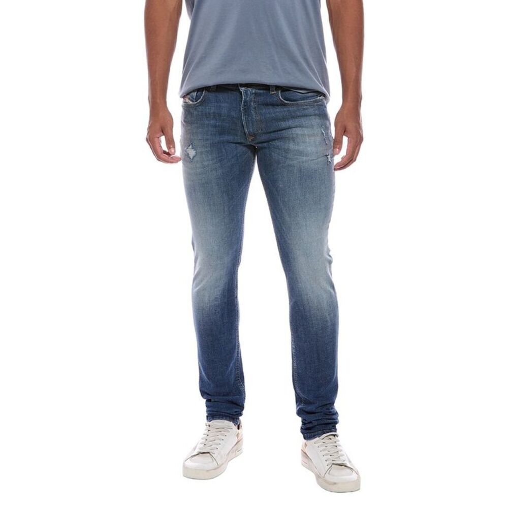 Diesel Mens  Sleenker Low Waist Skinny Jean, Blue